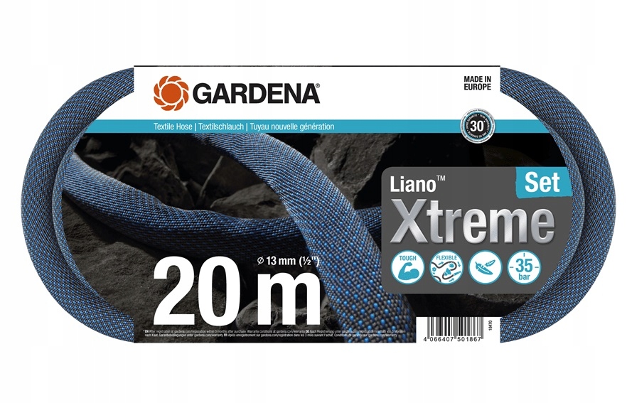 Gardena Liano™ Xtreme 20 m – Zestaw do efektywnego nawadniania