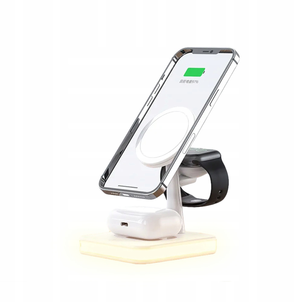 Silne magnesy i wygoda – Stabilne ładowanie w pionie i poziomie