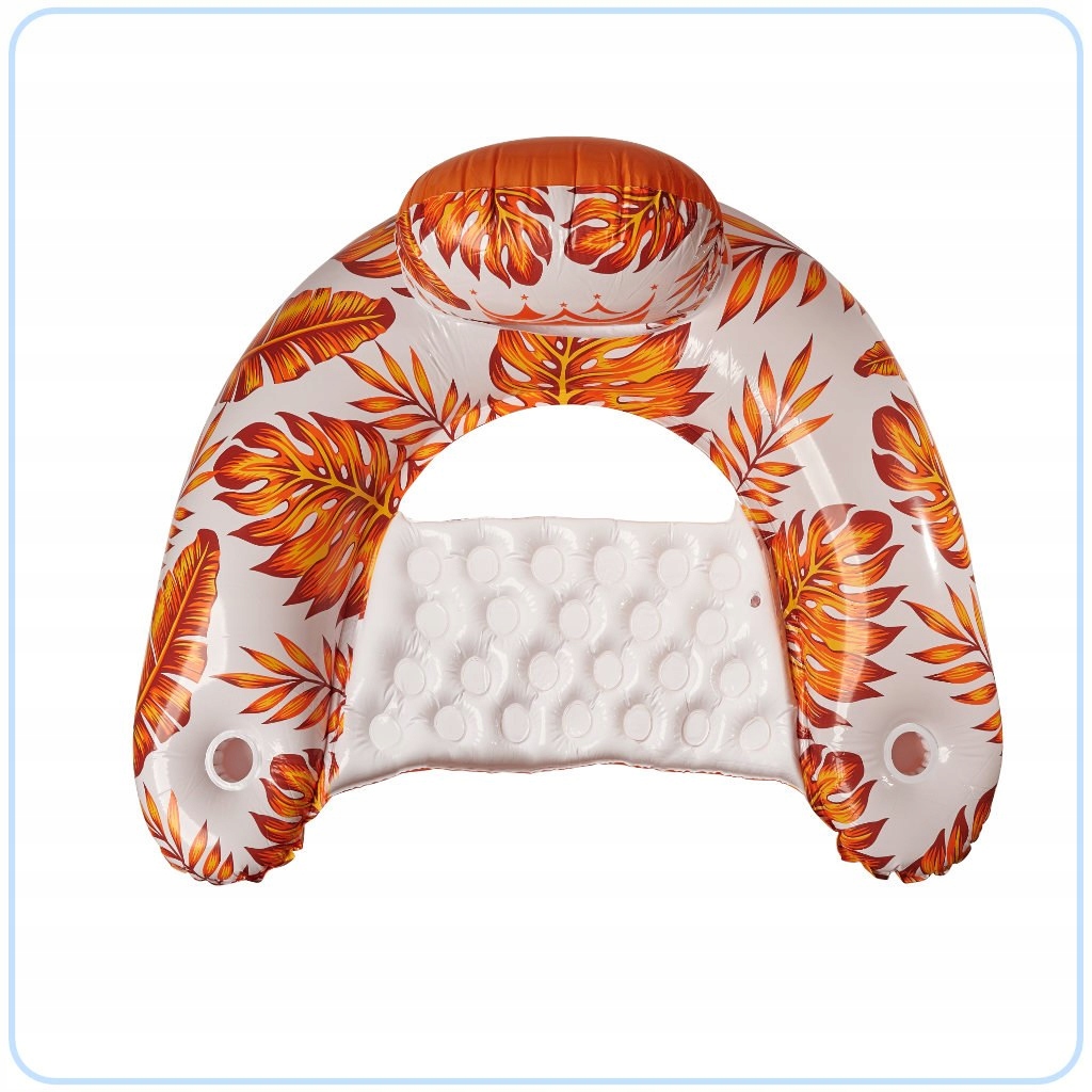Kolorowy design z motywem liści palmy