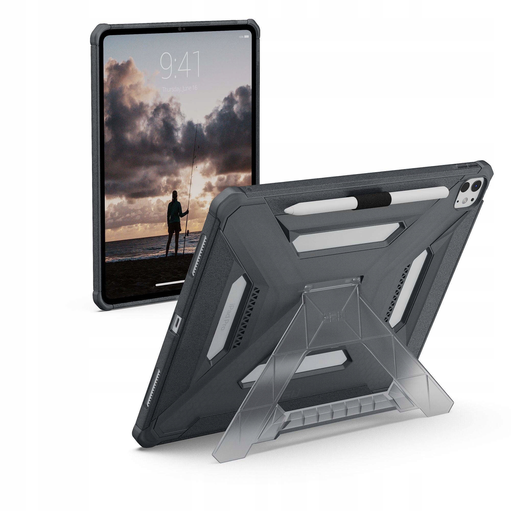 UAG Scout+ – Etui z podstawką i uchwytem na Apple Pencil do iPad Pro 13