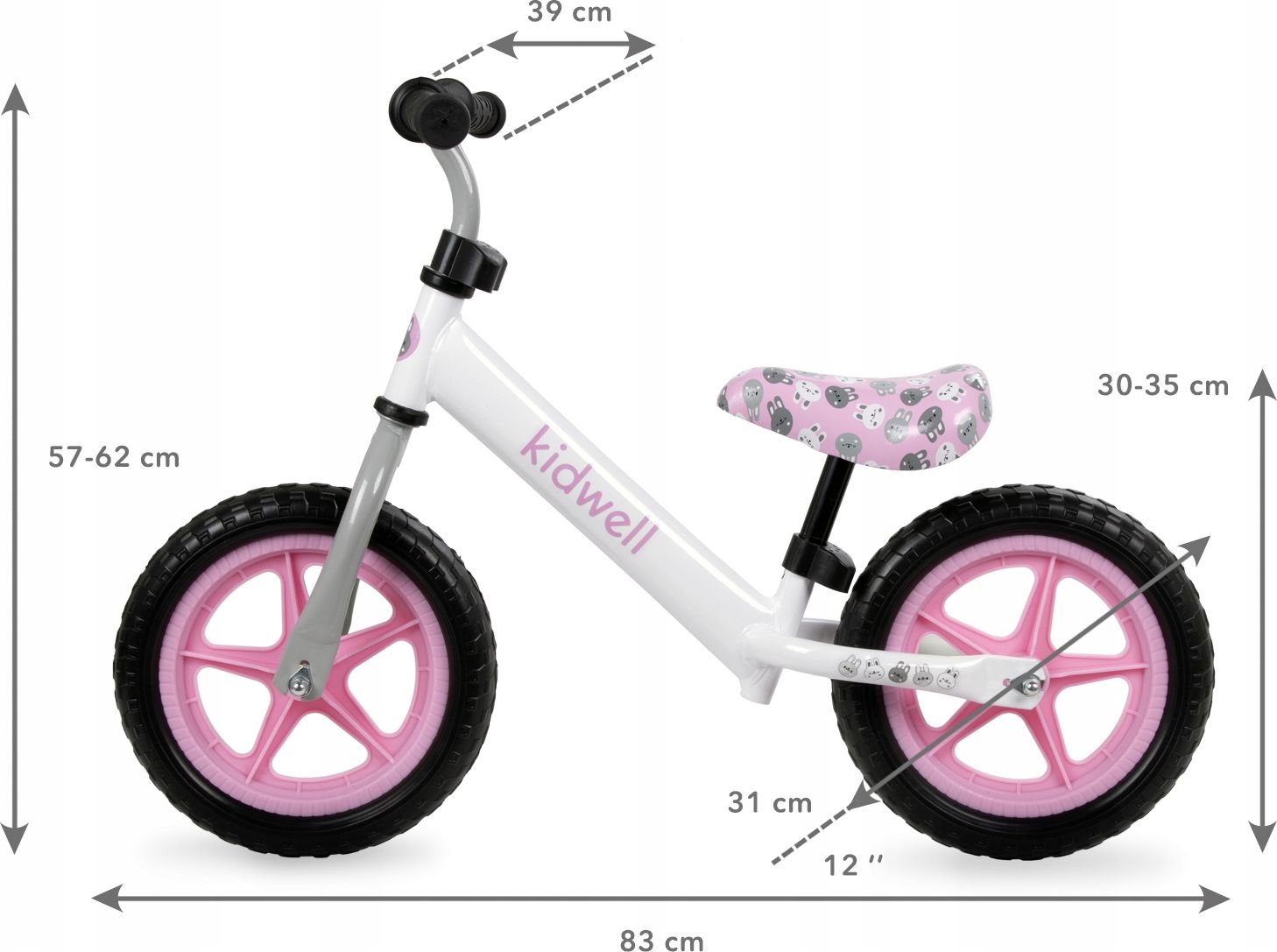 Rowerek biegowy Kidwell REBEL