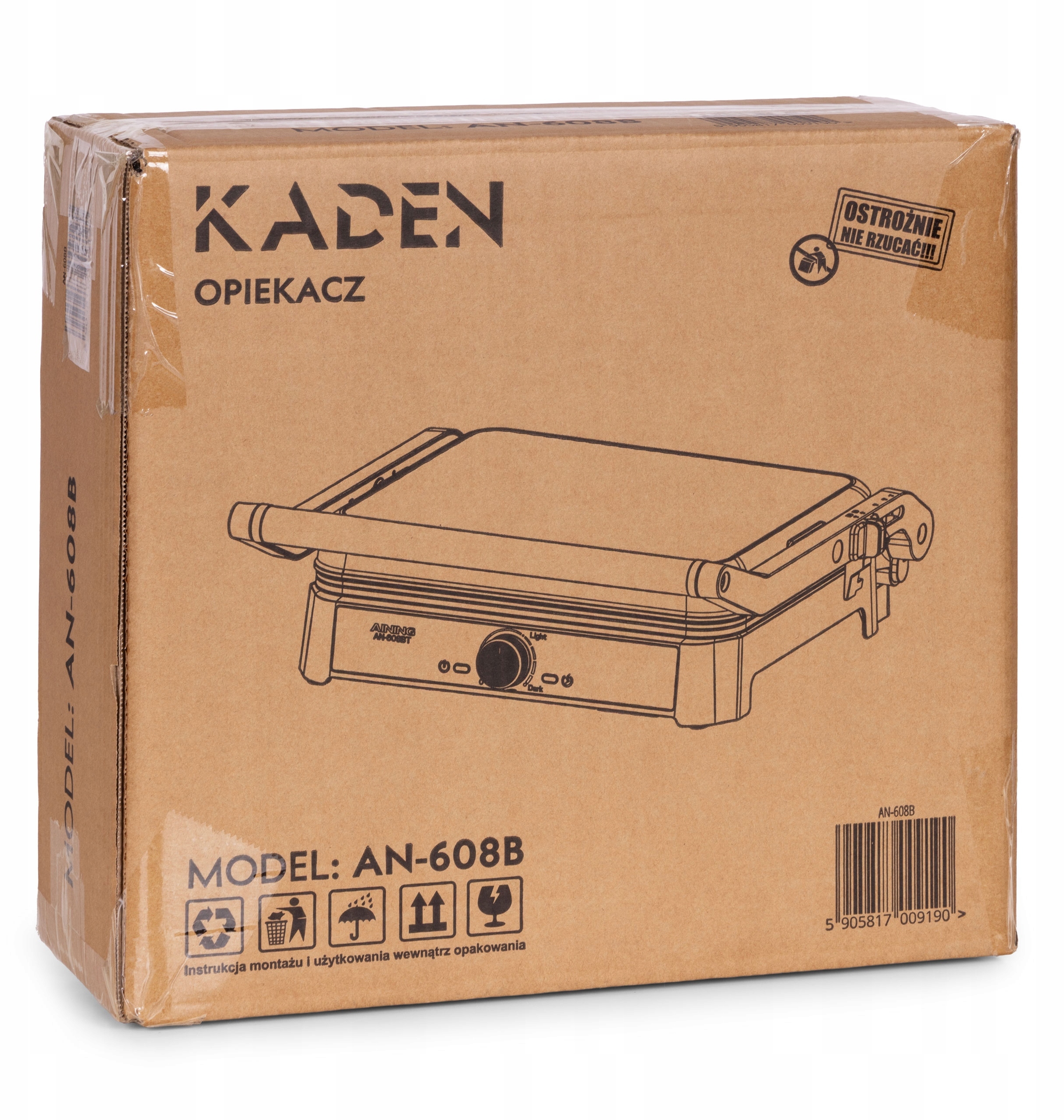 Rozkładany do 180° – Większa powierzchnia grillowania