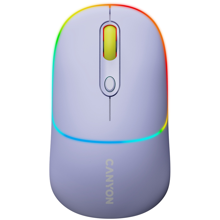Mysz Canyon MW-22 – Bezprzewodowa mysz optyczna 2 w 1 z podświetleniem RGB