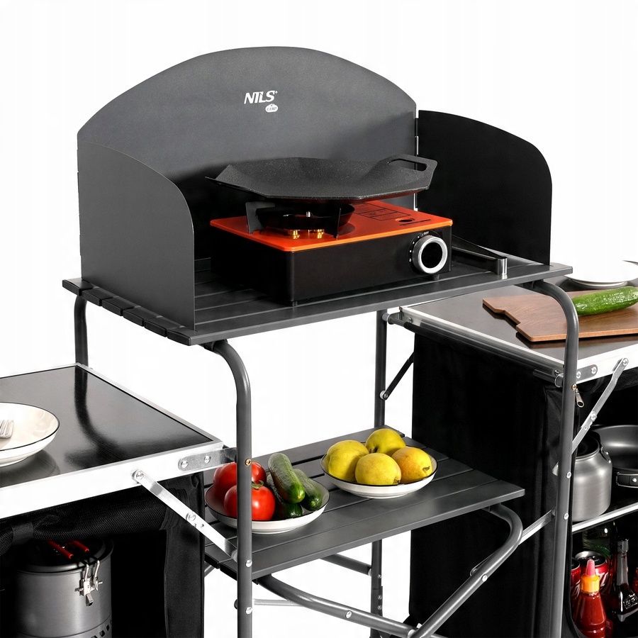 Osłona przeciwwiatrowa dla komfortowego gotowania