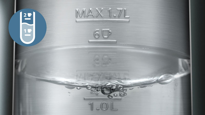 Pojemność 1,7 l – Idealny do serwowania dla całej rodziny