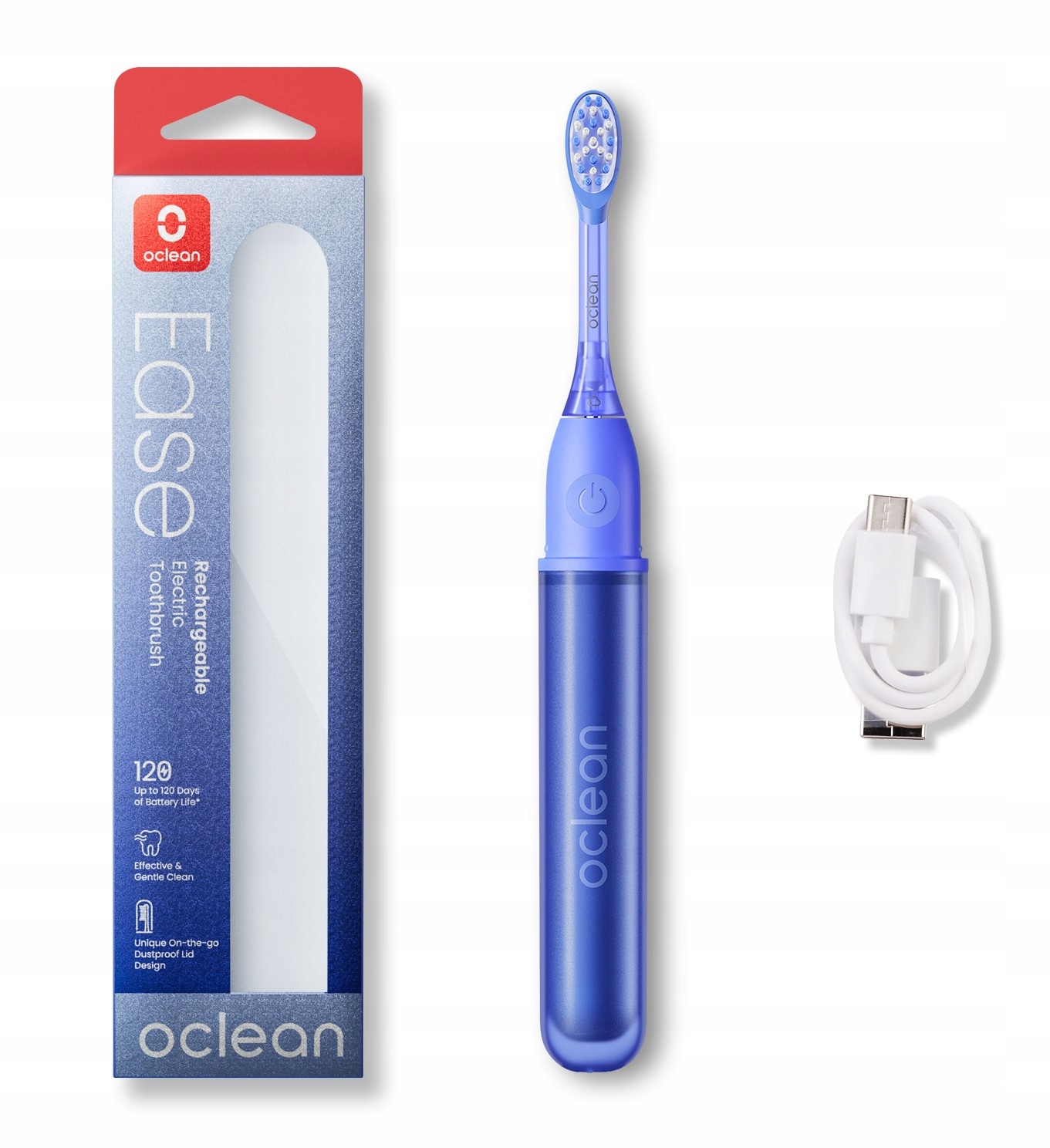 Szczoteczka Oclean Oclean Electric Toothbrush Ease Blue – Innowacyjne czyszczenie dla zdrowego uśmiechu