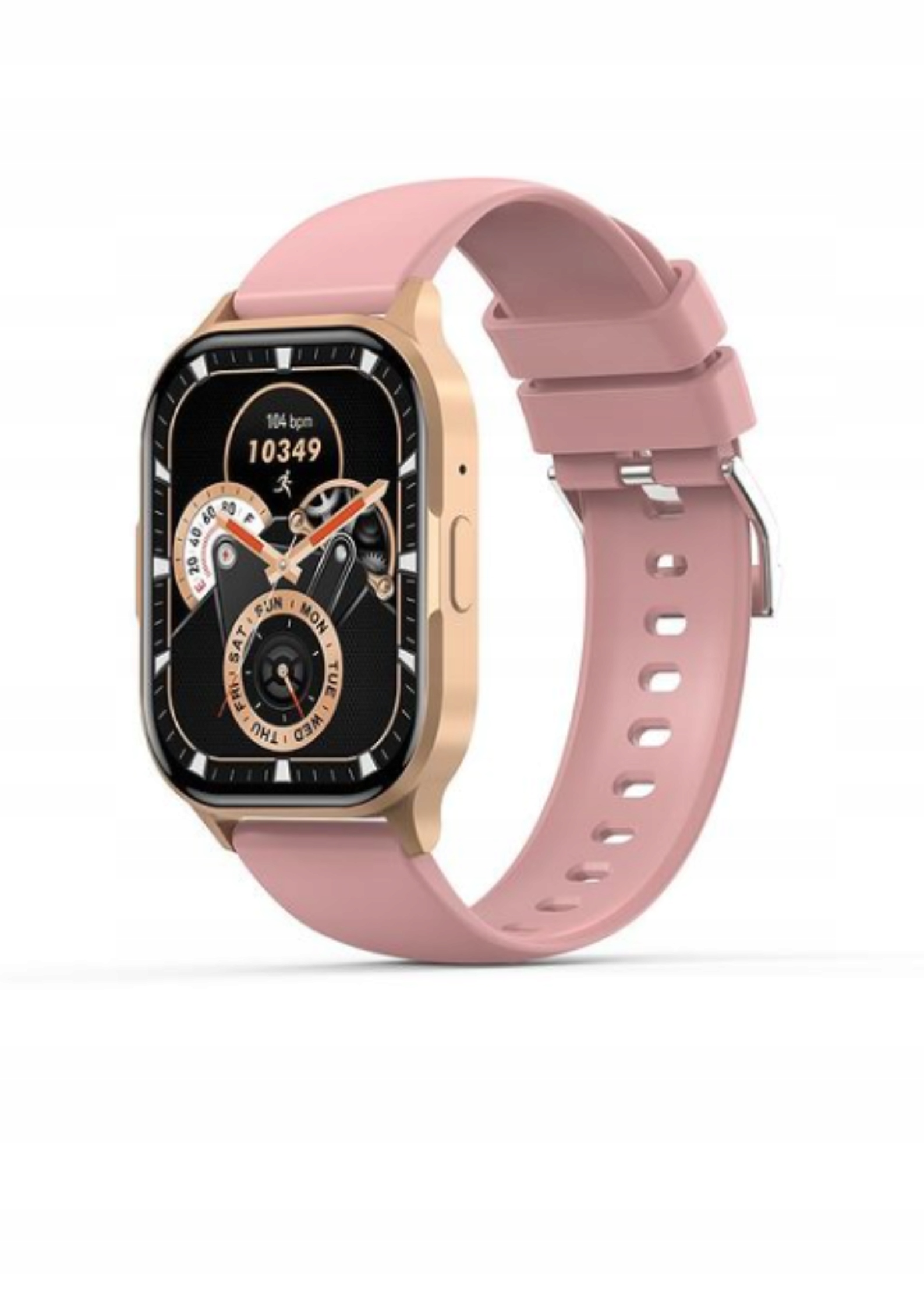 Smartwatch XO J10 Amoled różowo-złoty – Elegancja i funkcjonalność na nadgarstku