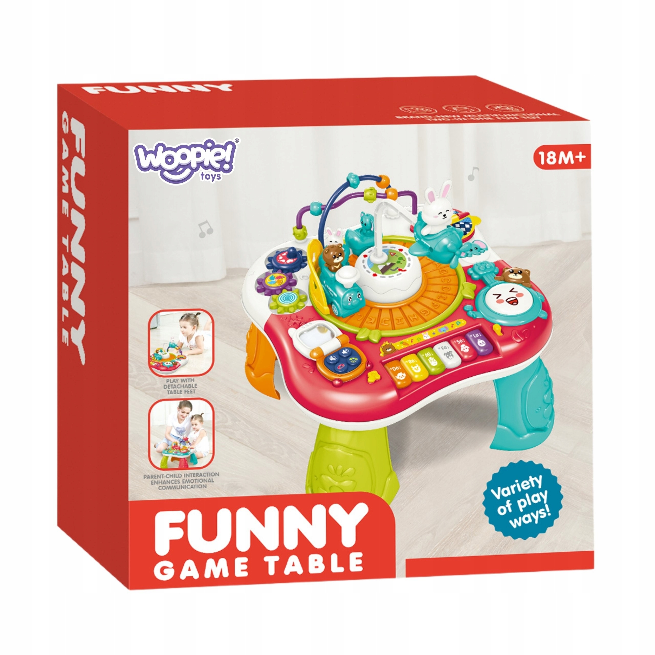 Funkcjonalność 2w1: Stolik i Mobilny Panel Edukacyjny