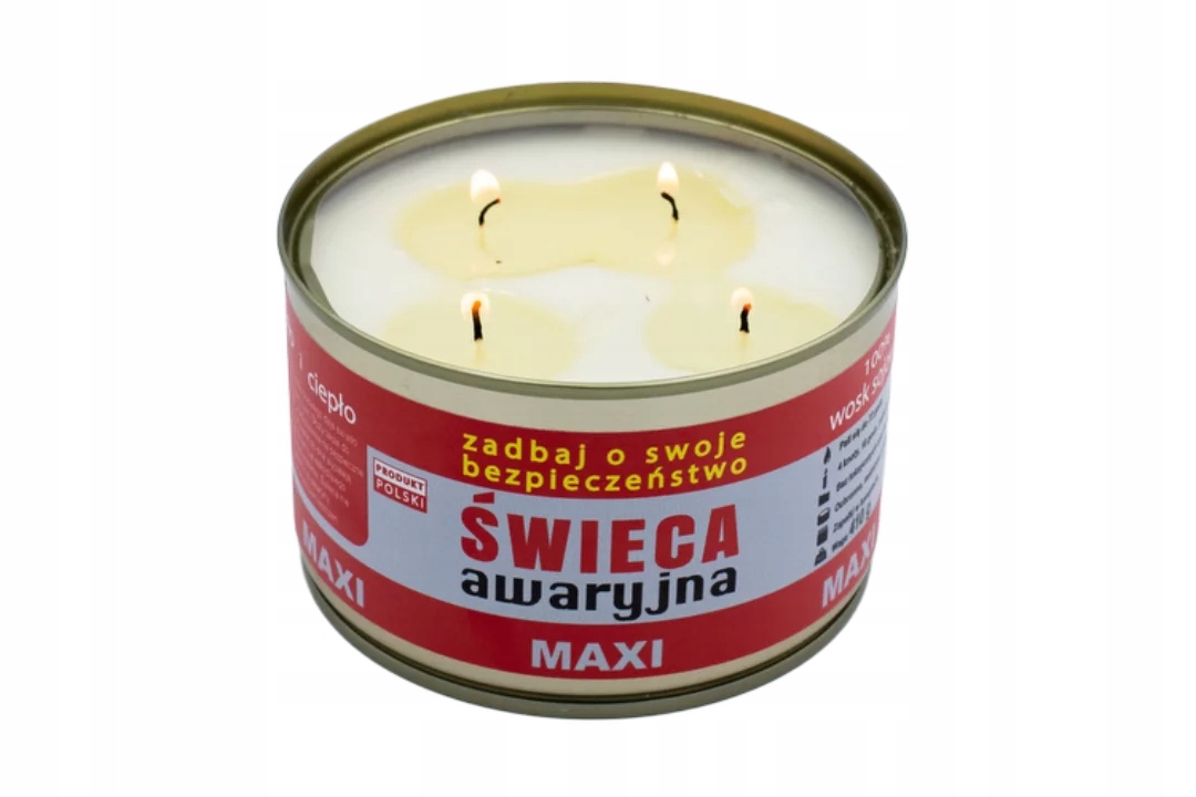 Świeca awaryjna przetrwania HASKE Pro MAXI 410g – Niezawodne źródło światła i ciepła