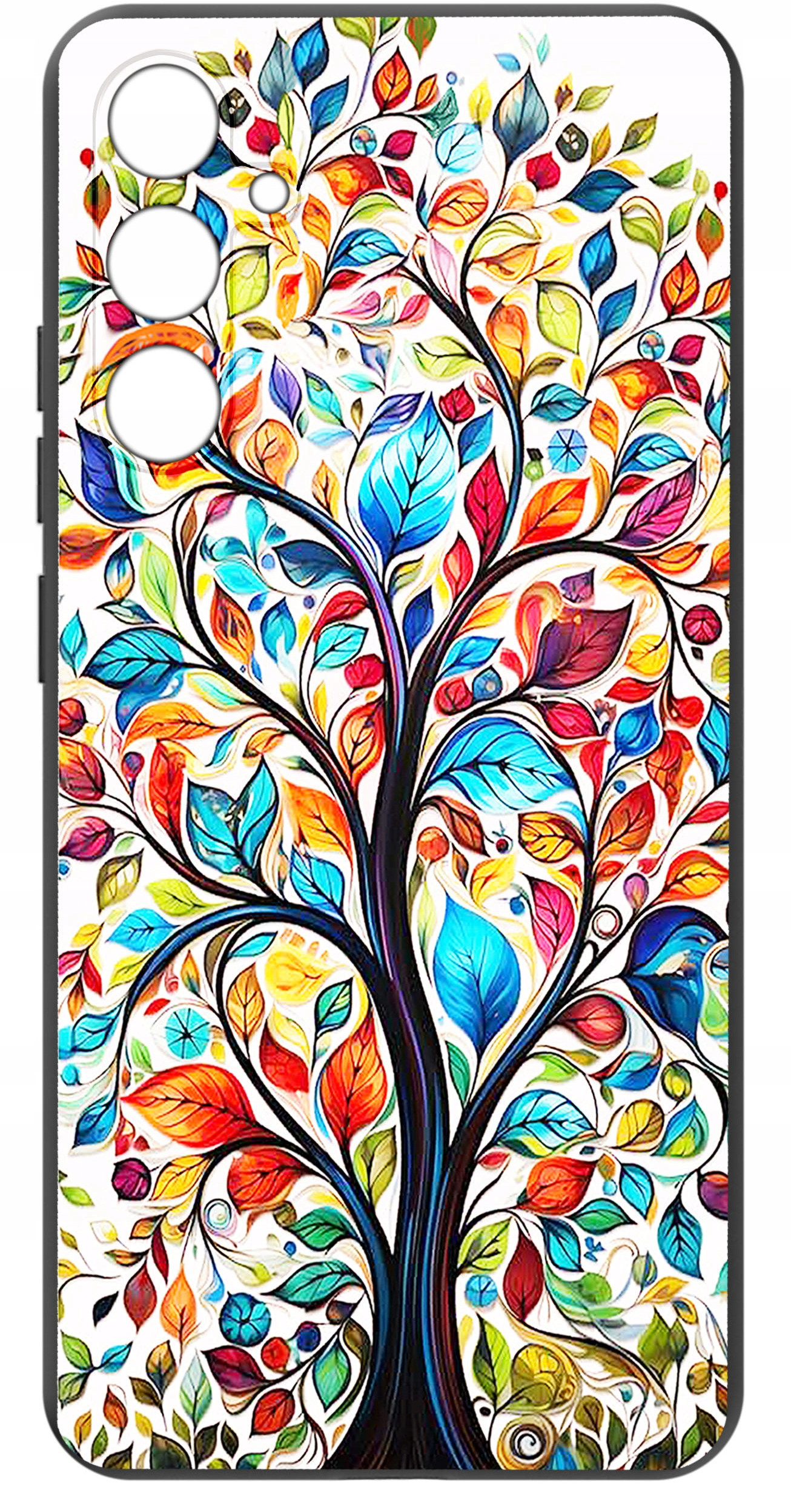 Etui do Samsung Galaxy M55 5G WZORY | SILIKONOWE MATT CASE + SZKŁO HARTOWANE 9H