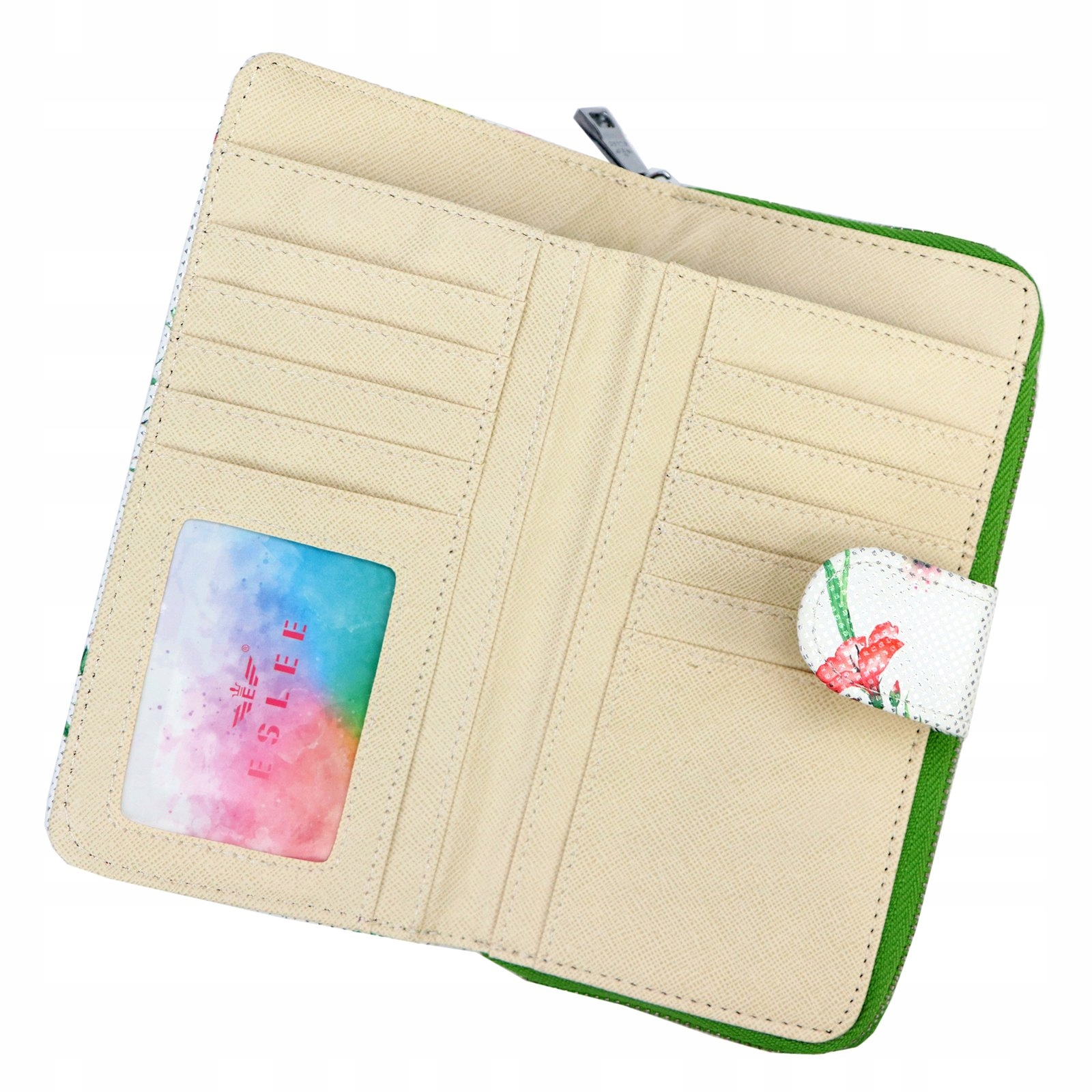 Praktyczne przegródki i kieszonki – Idealny na karty i dokumenty