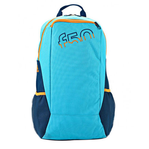 PLECAK ADIDAS F50 D83998 niebiesko-granatowo-pomarańczowy                 