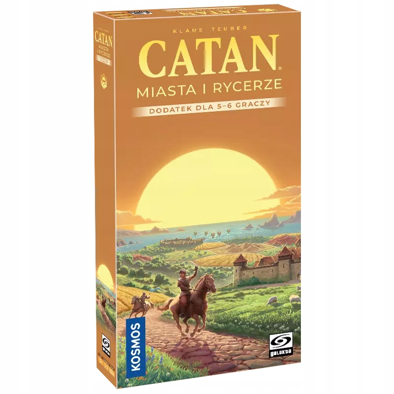 Catan: Miasta i Rycerze - Dodatek dla 5-6 graczy (edycja 2025) – Rozszerz swoją przygodę w Catanu