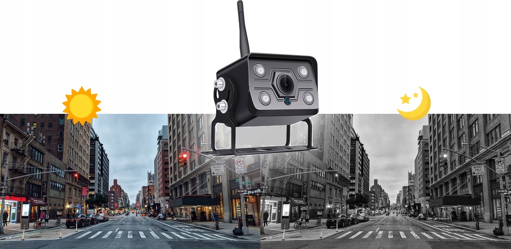 Wbudowane diody IR LED – Doskonała widoczność w nocy