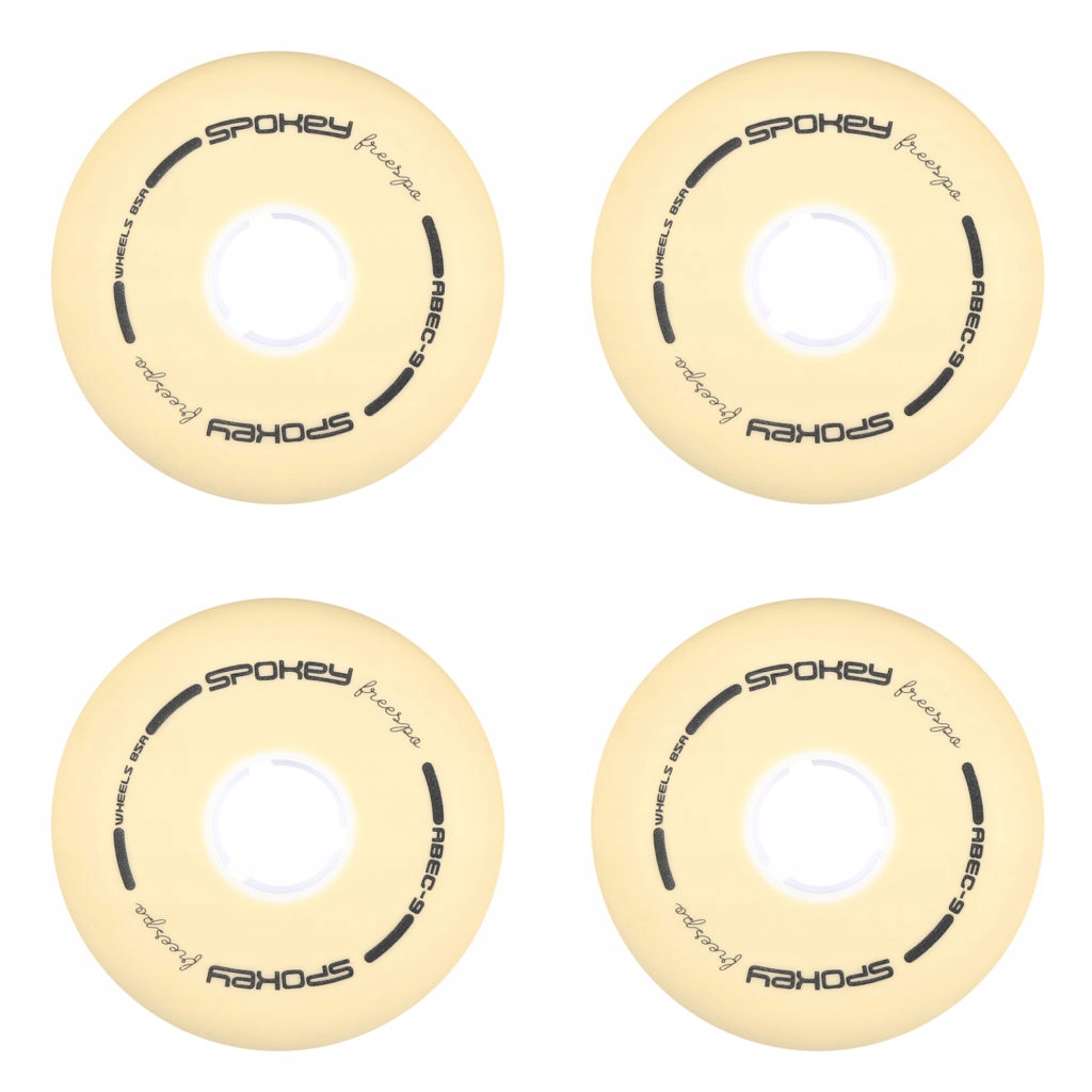Spokey PU 76 MM – Kółka do łyżworolek FREESPO dla aktywnych