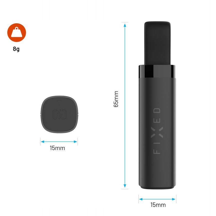 Kompaktowy design – Idealny do każdego breloka