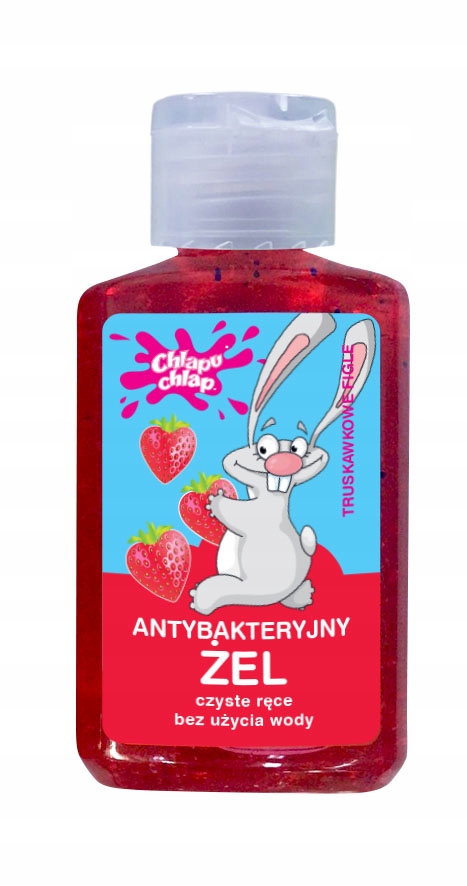 Żel antybakteryjny do rąk - Truskawkowe Figle 60 ml – Skuteczna ochrona dla Twoich dłoni