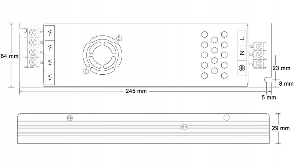 Kompaktowe wymiary i nowoczesny design
