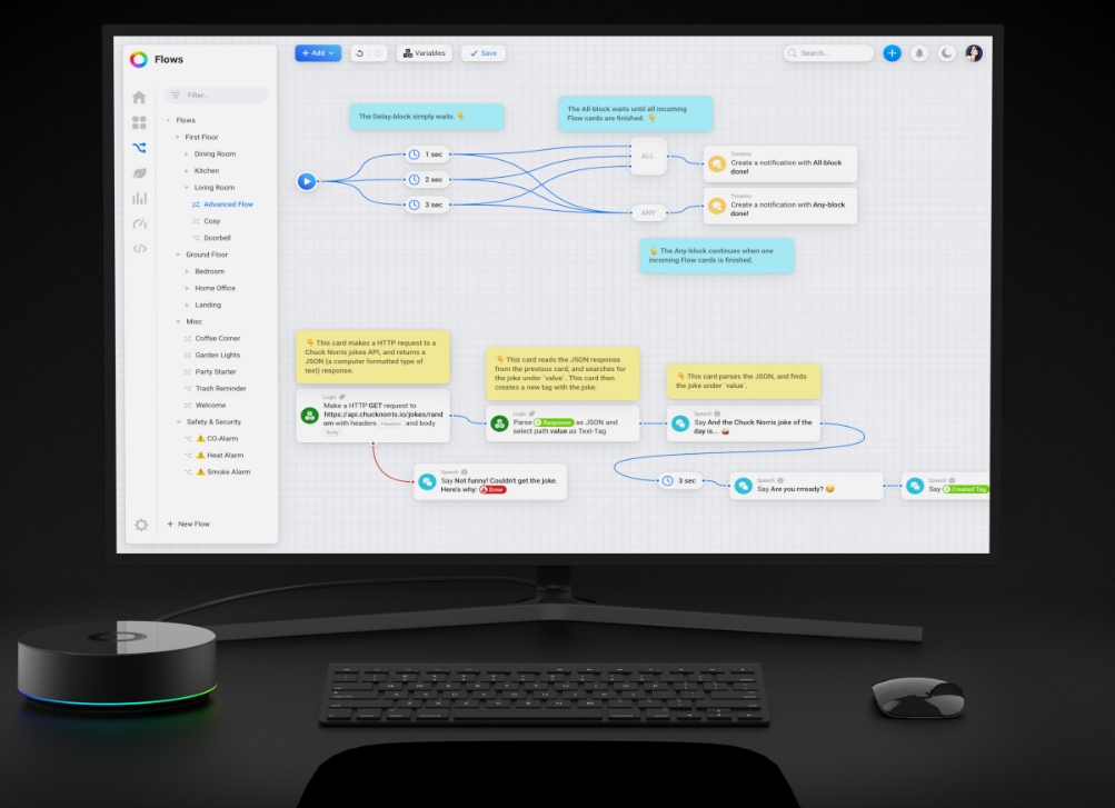 Intuicyjne tworzenie automatyzacji – Homey Flow i Advanced Flow