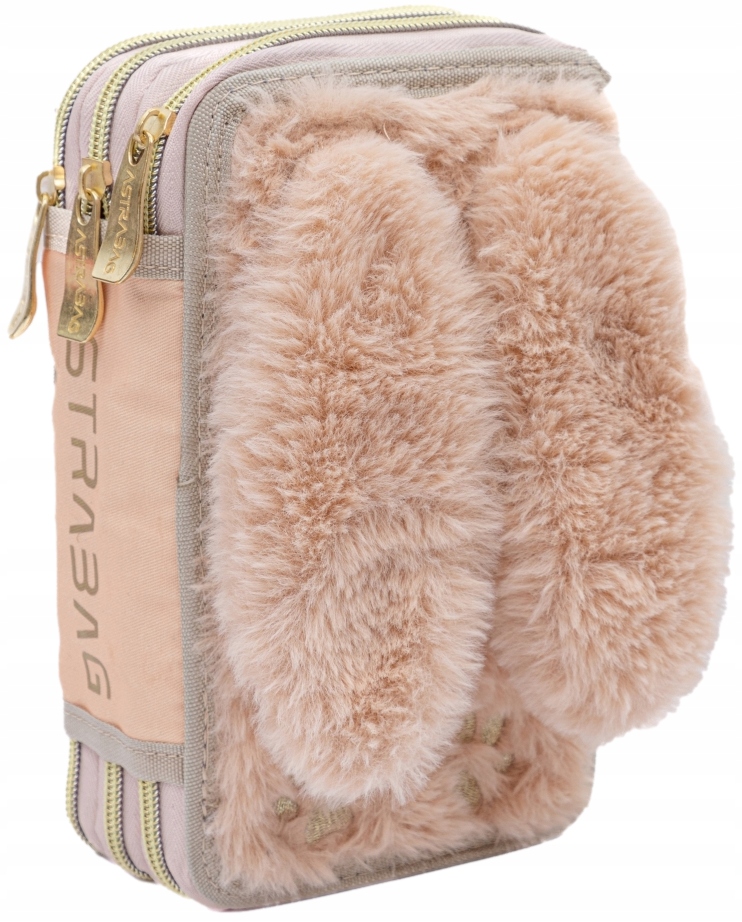Piórnik Astra Piórnik potrójny z wyp Astrabag Fluffy Bunny – Idealny dla każdego ucznia