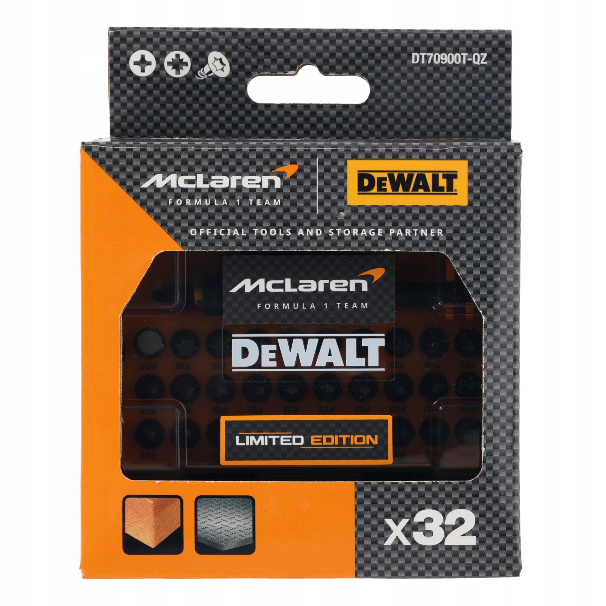 DEWALT ZESTAW KOŃCÓWEK FLEXTORQ 32cz. /MCALREN – Profesjonalny zestaw bitów do wkrętarek