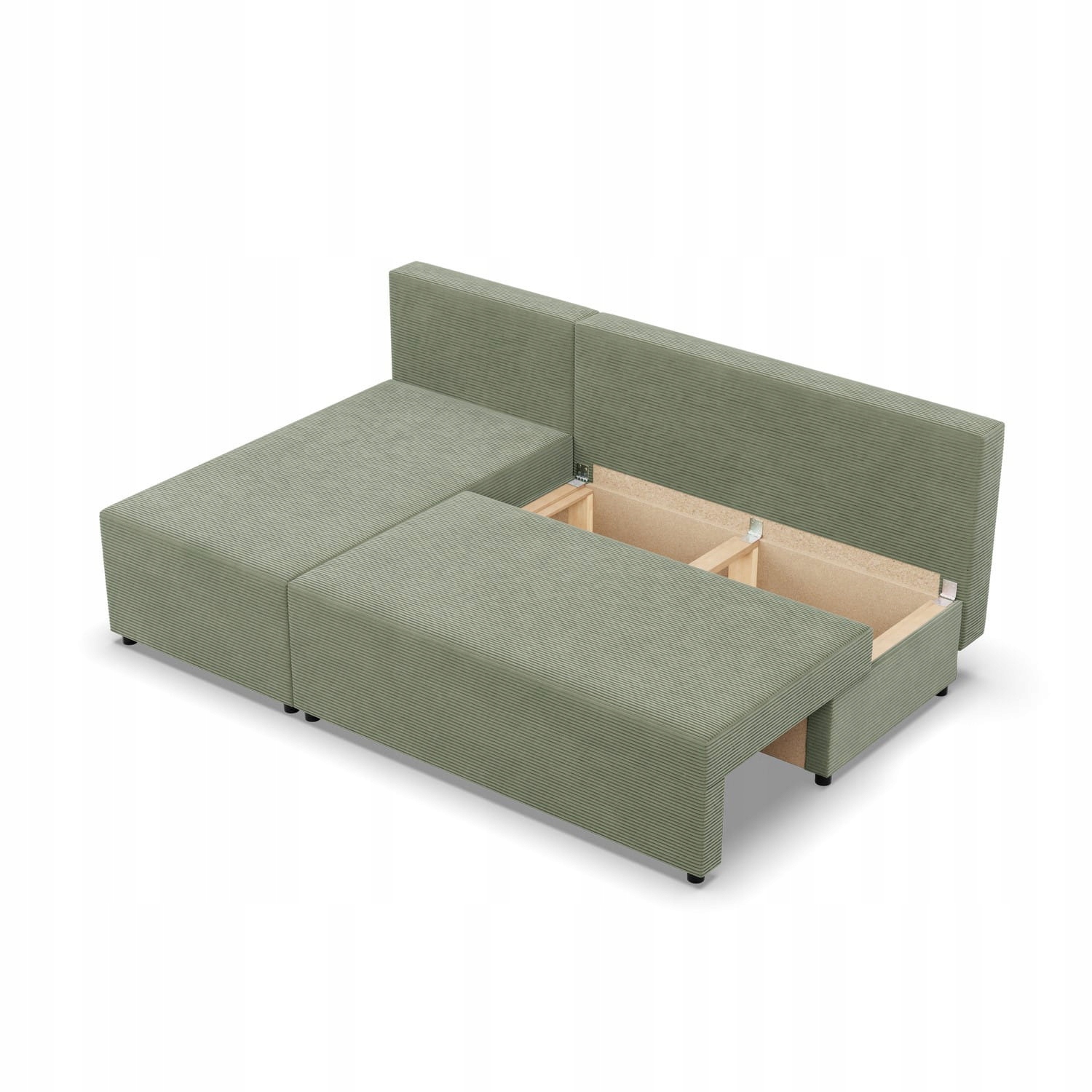 Wygodne poduszki i pojemnik na pościel