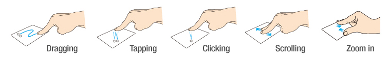 47% bigger multi-gesture touchpad