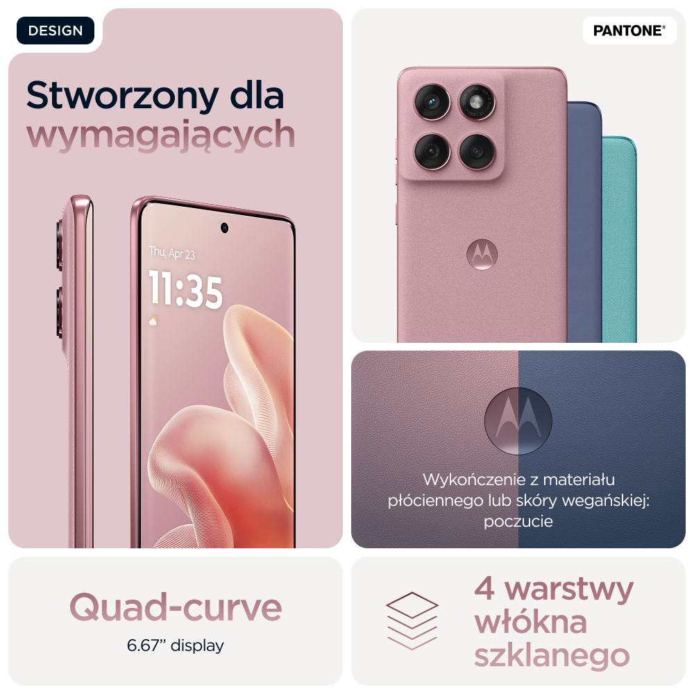 Jasny wyświetlacz pOLED 6,67 z rozdzielczością Super HD