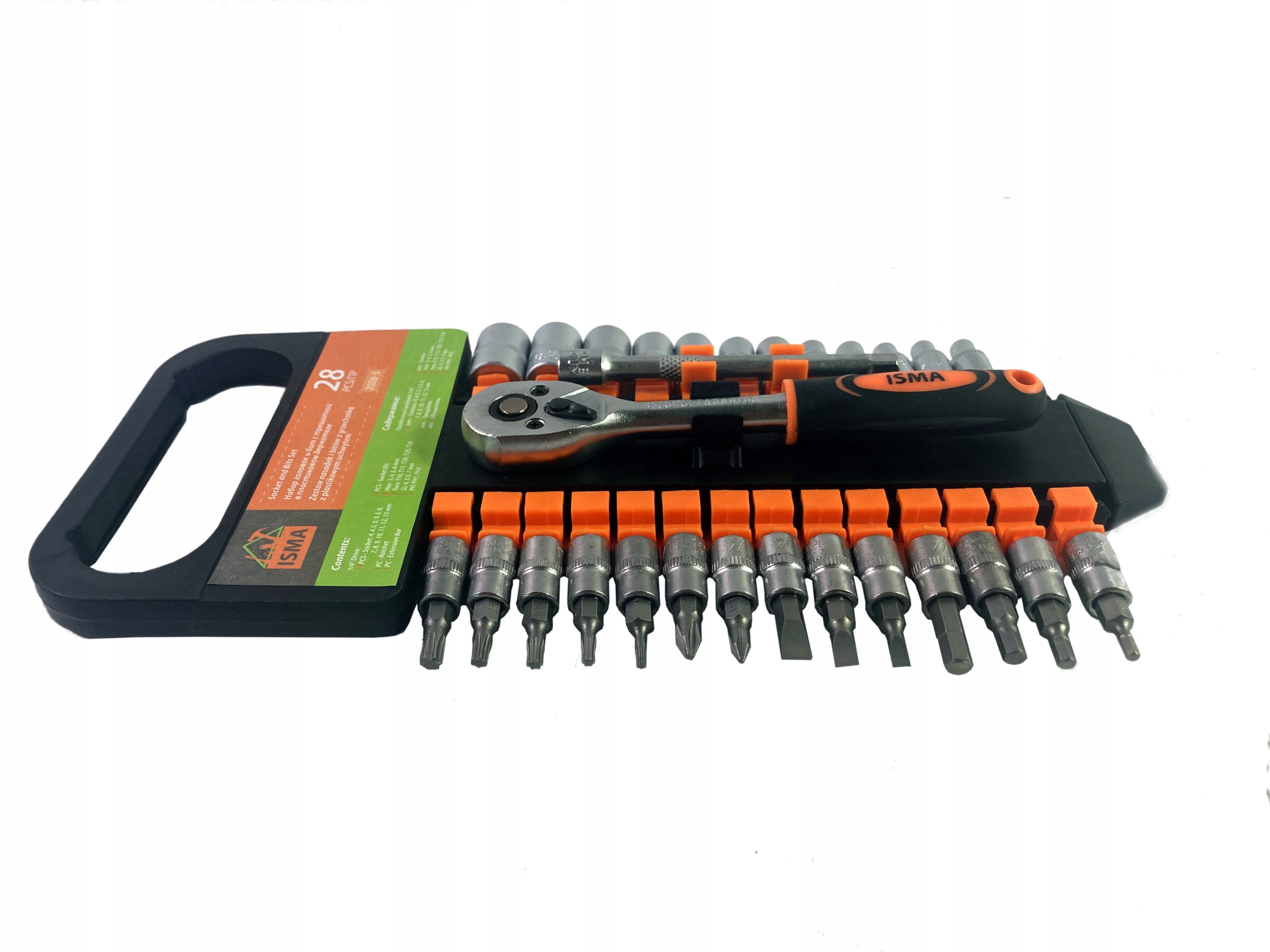 Końcówki wkrętakowe – Torx, HEX, SL i PH