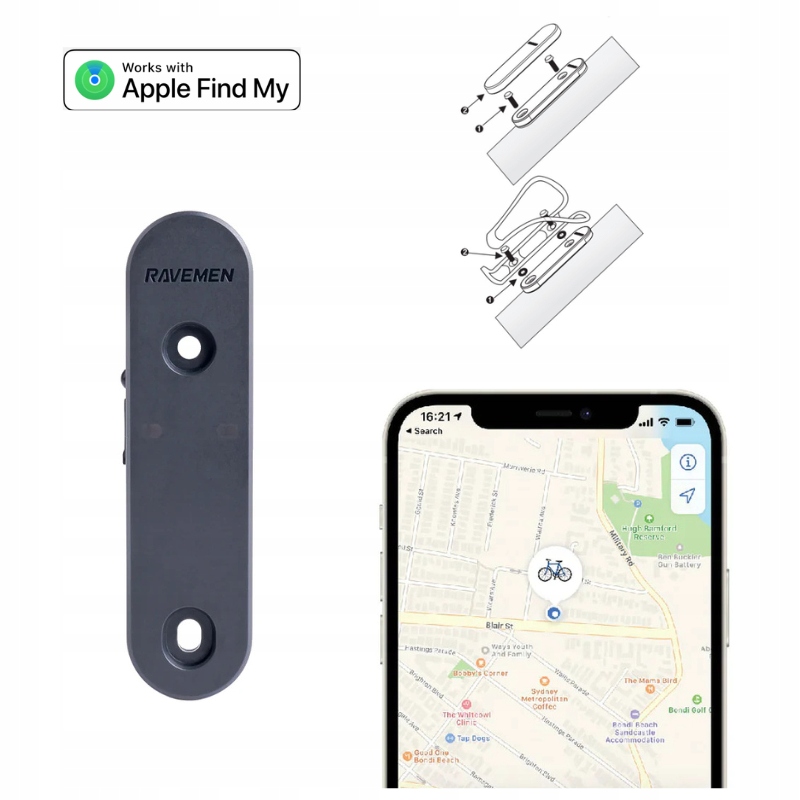 Współpraca z aplikacją Apple Find My – Zawsze w kontakcie z Twoim rowerem