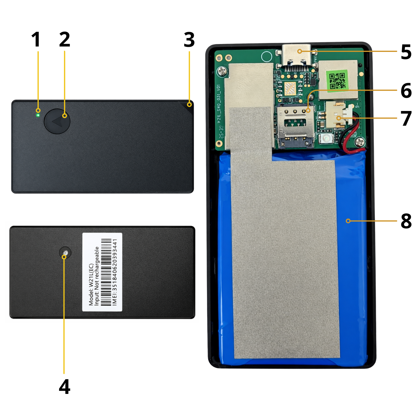 Wydajny akumulator 5000 mAh – nawet do 5 lat działania