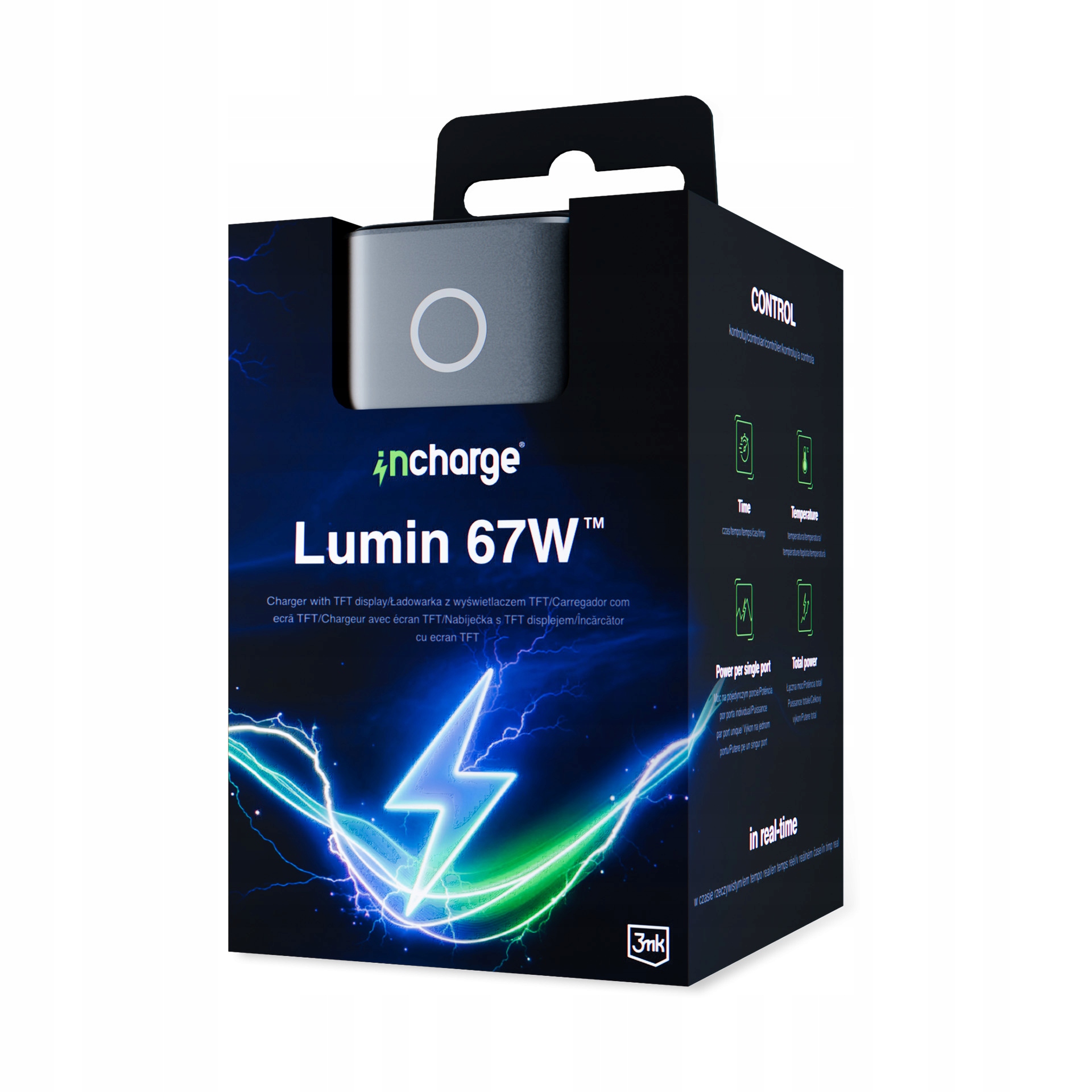 Wyświetlacz TFT – Kontrola mocy i temperatury w czasie rzeczywistym