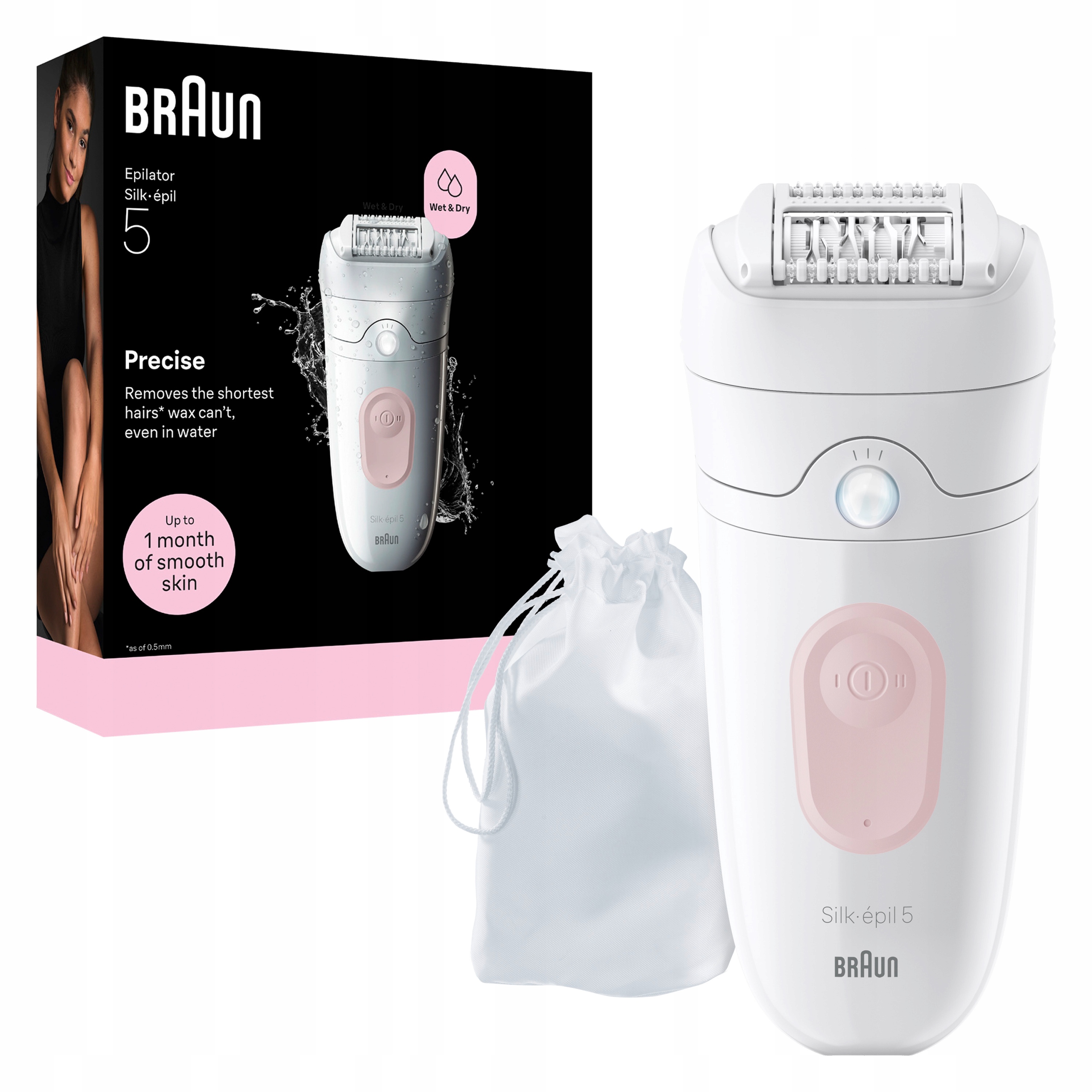 Depilator Braun Silk·epil 5 Wet & Dry – Gładka skóra na długo