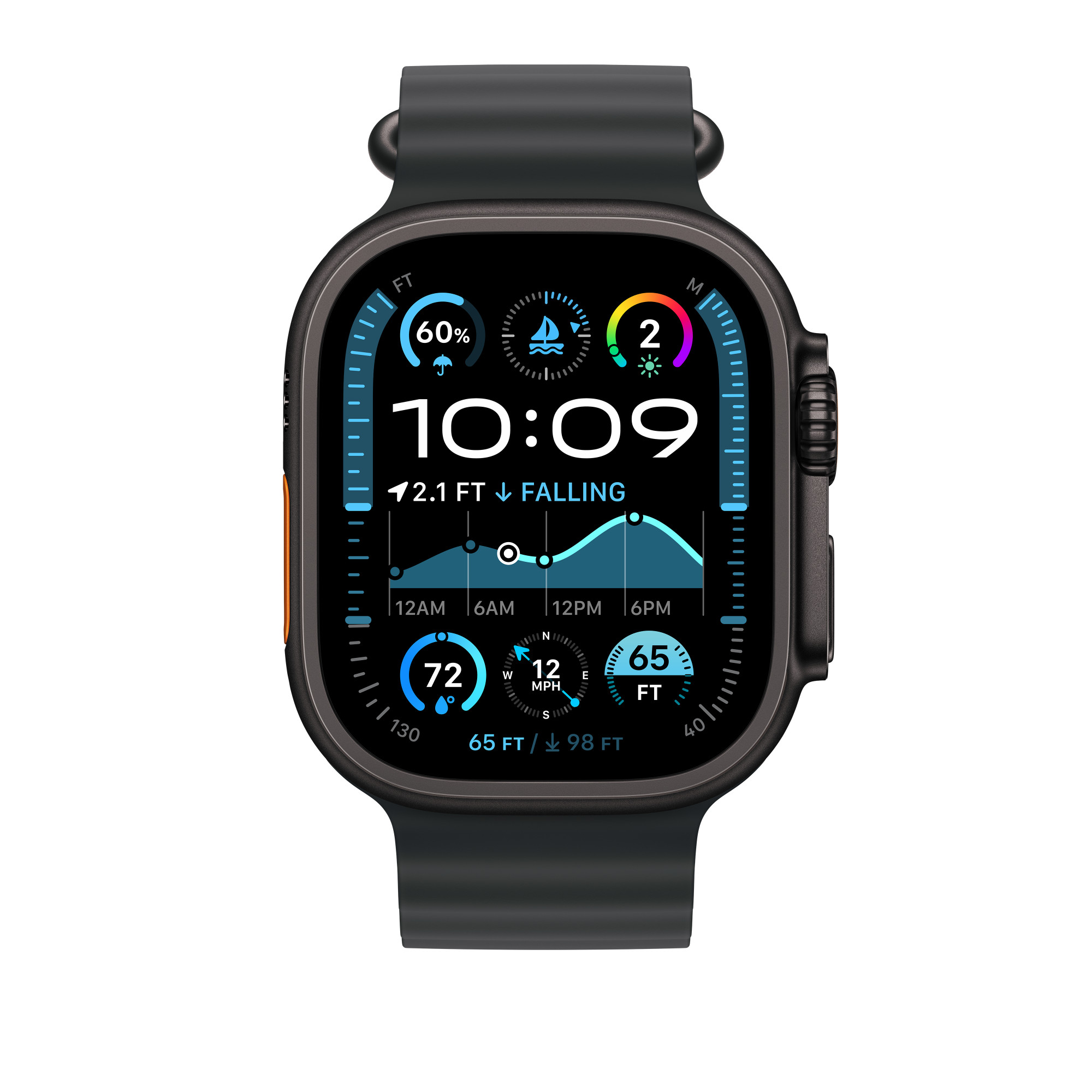 Apple MYPF3ZM/A – Inteligentna bransoleta do smartwatcha w kolorze czarnym