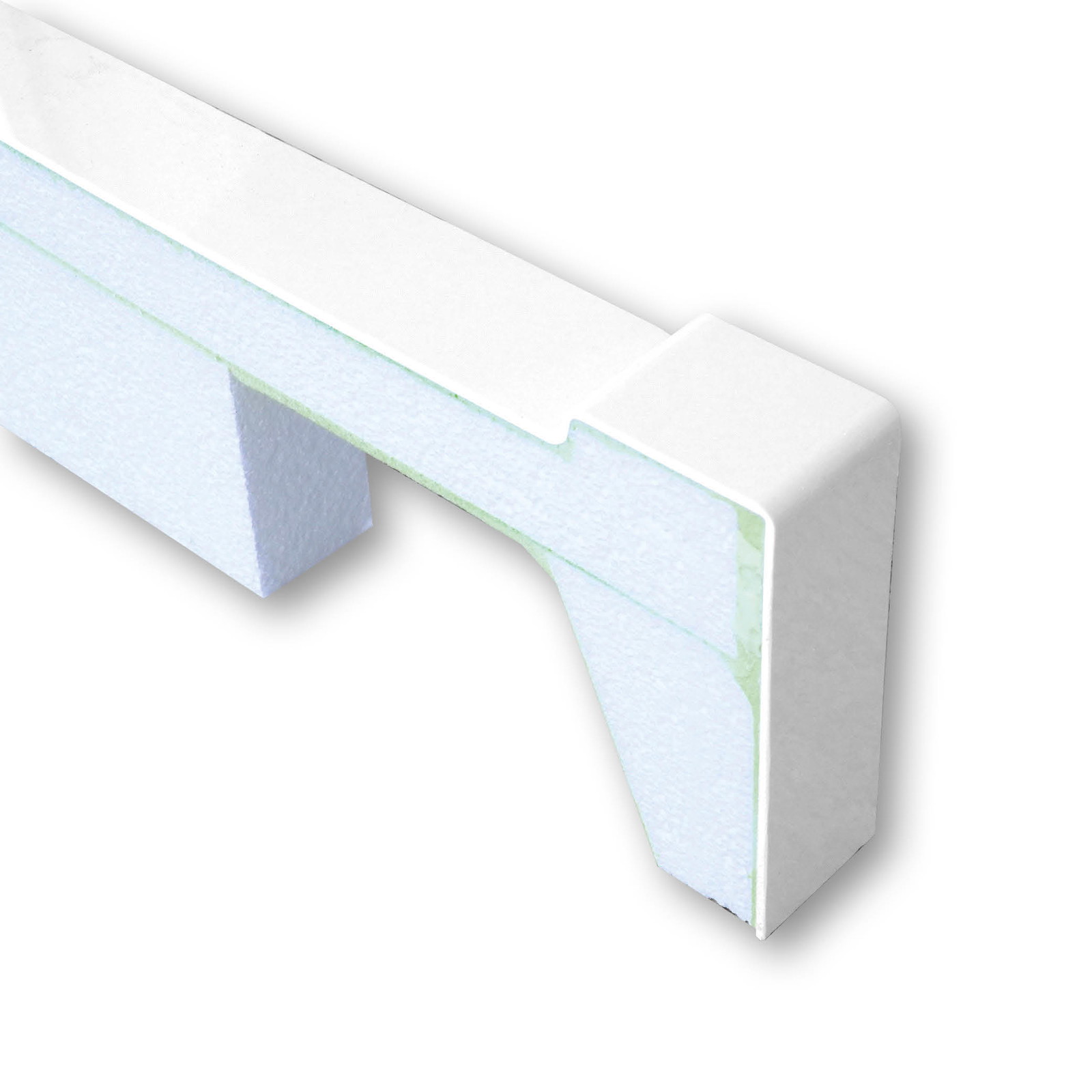 Technologia SOLID - wypełnienie styropianowe z fabrycznymi kanałami dla rur, wzmocnione konstrukcyjnie dno i ranty