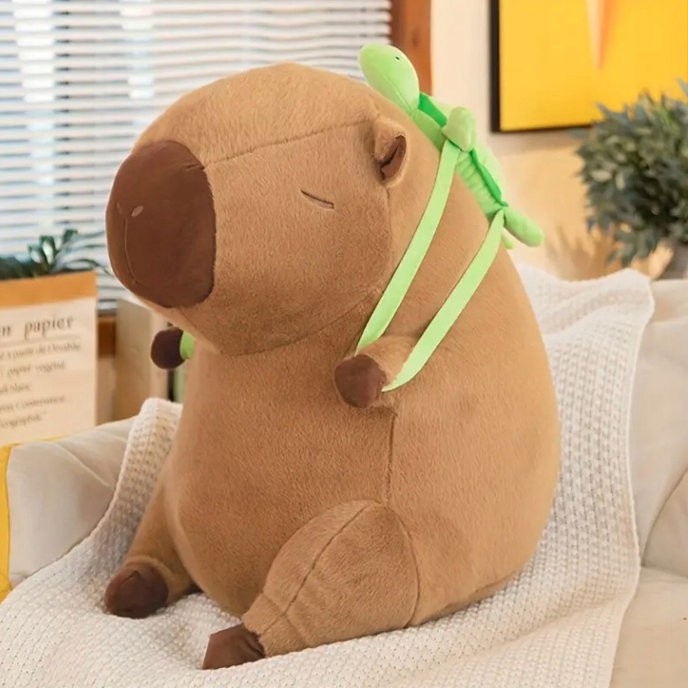 Wyjątkowy design z zielonym plecakiem w kształcie żółwia