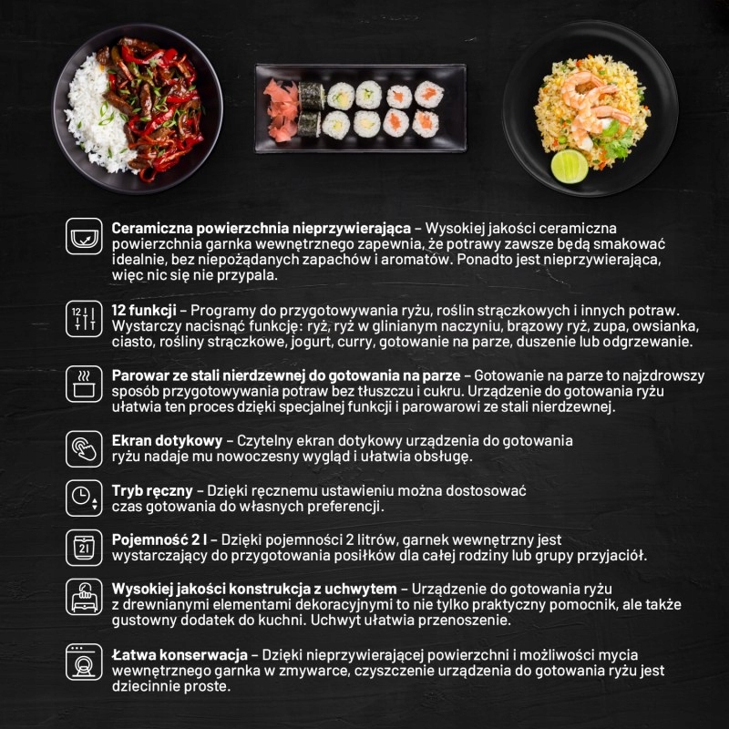 12 programów do różnorodnych potraw