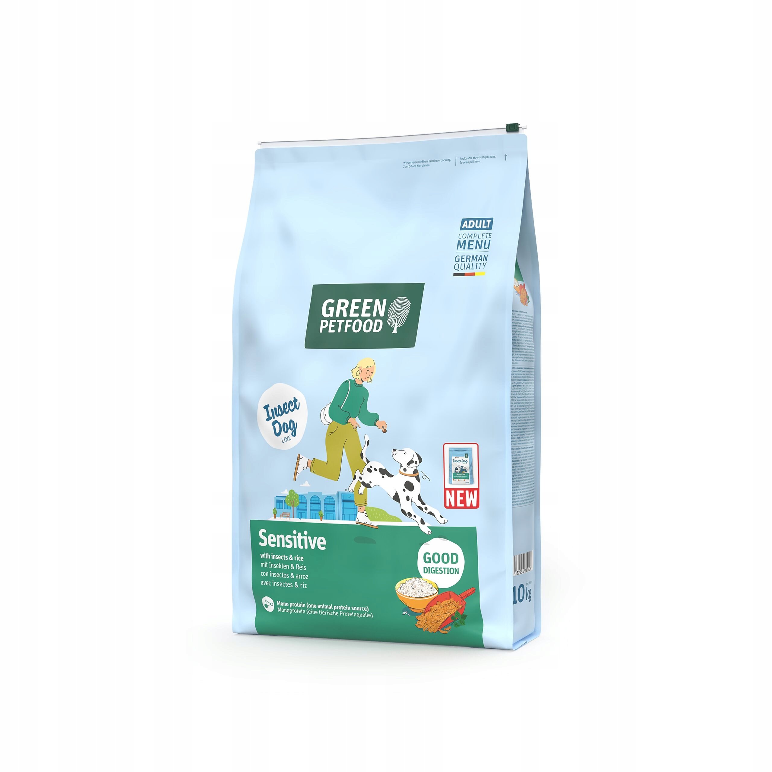Green Petfood Dog Sensitive w Insects 3 kg – Zdrowa karma dla wrażliwych psów