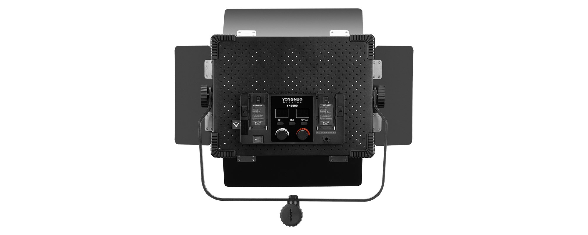 Lampa LED Yongnuo YN9000 - WB (3200 K - 5600 K) - panel kontrolny