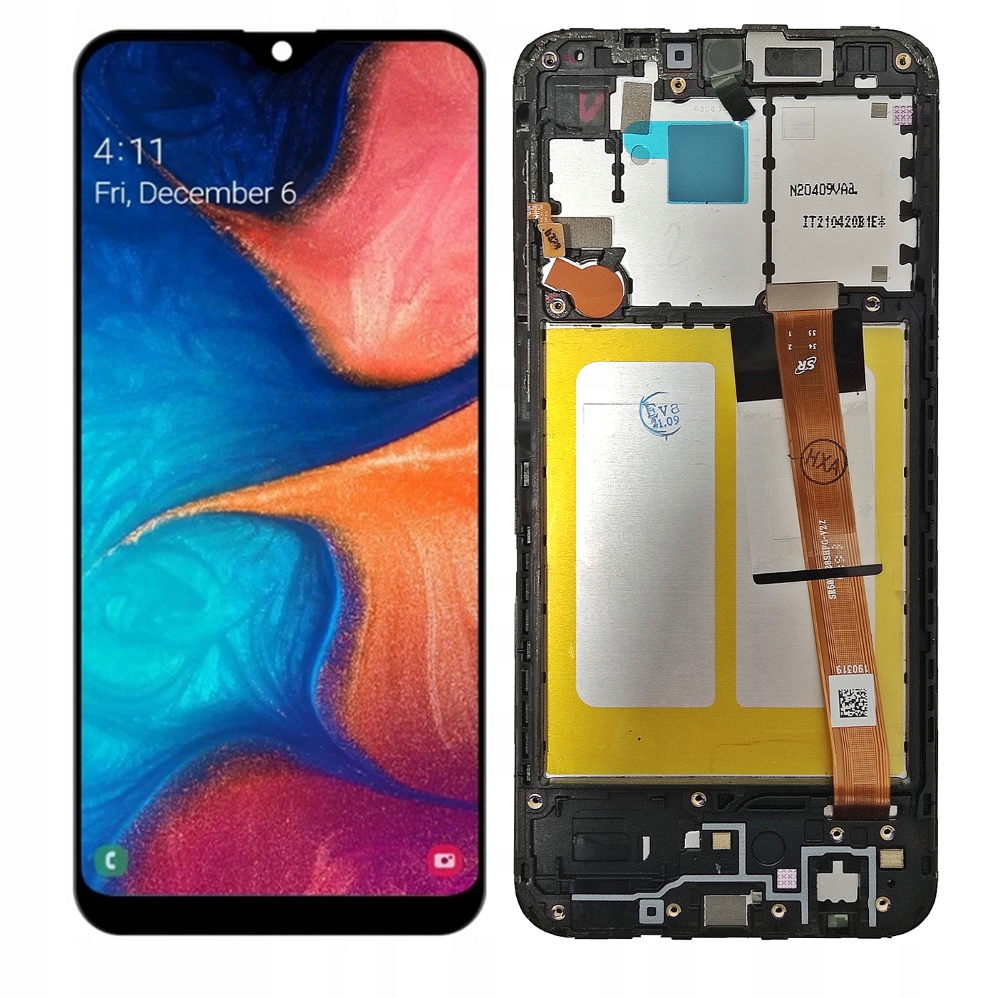 ORYGINALNY WYŚWIETLACZ EKRAN LCD DO SAMSUNG GALAXY A20E Z RAMKĄ SM-A202F – WYSOKA JAKOŚĆ I PRECYZJA