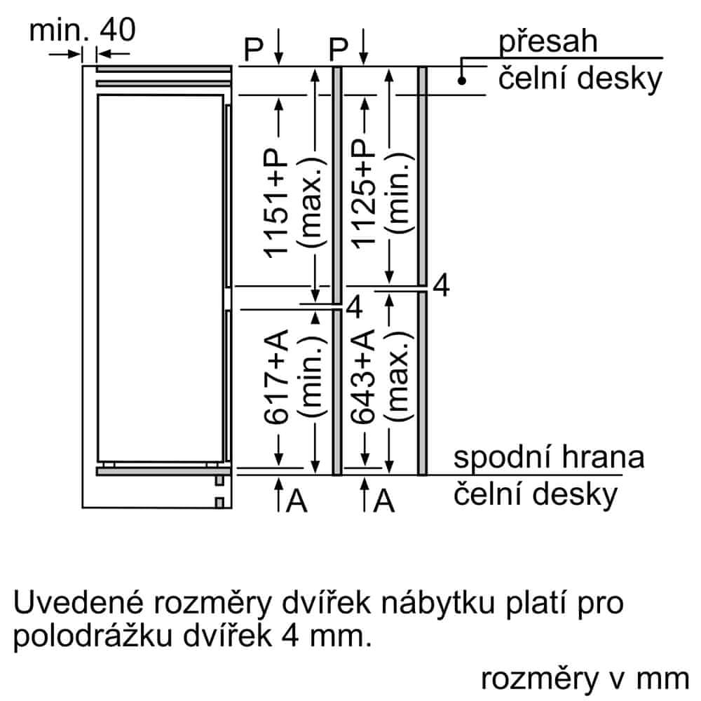 Pojemność komór chłodzących i mrożących