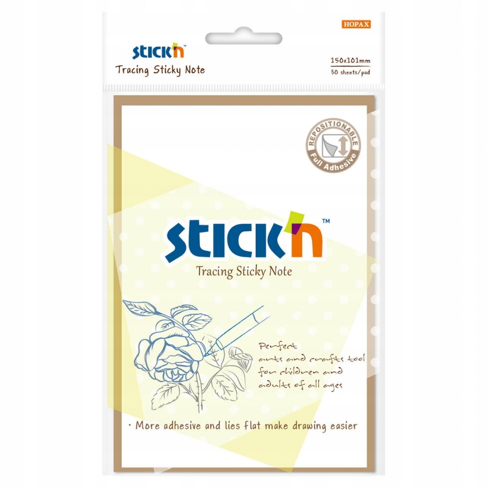 Eurocom Notes samoprzylepny odrysowywanie 101x150mm – Idealne do rysunków i notatek