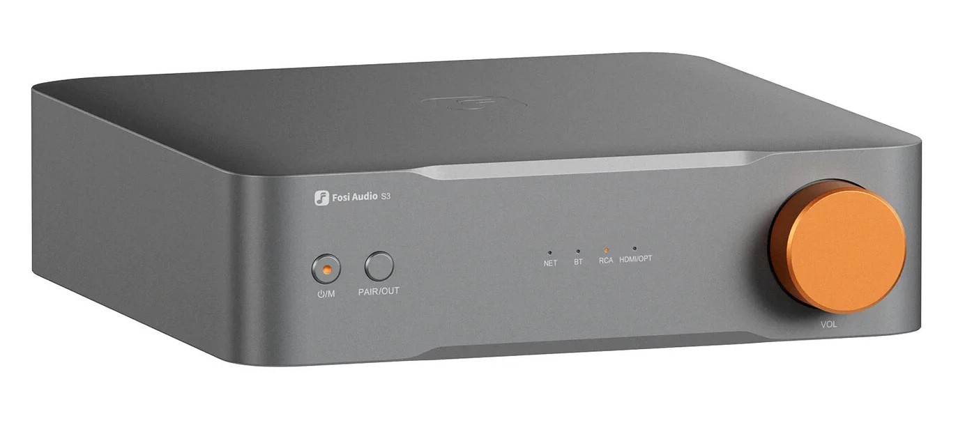 Fosi Audio S3 – Streamer Hi-Fi z DAC i przedwzmacniaczem