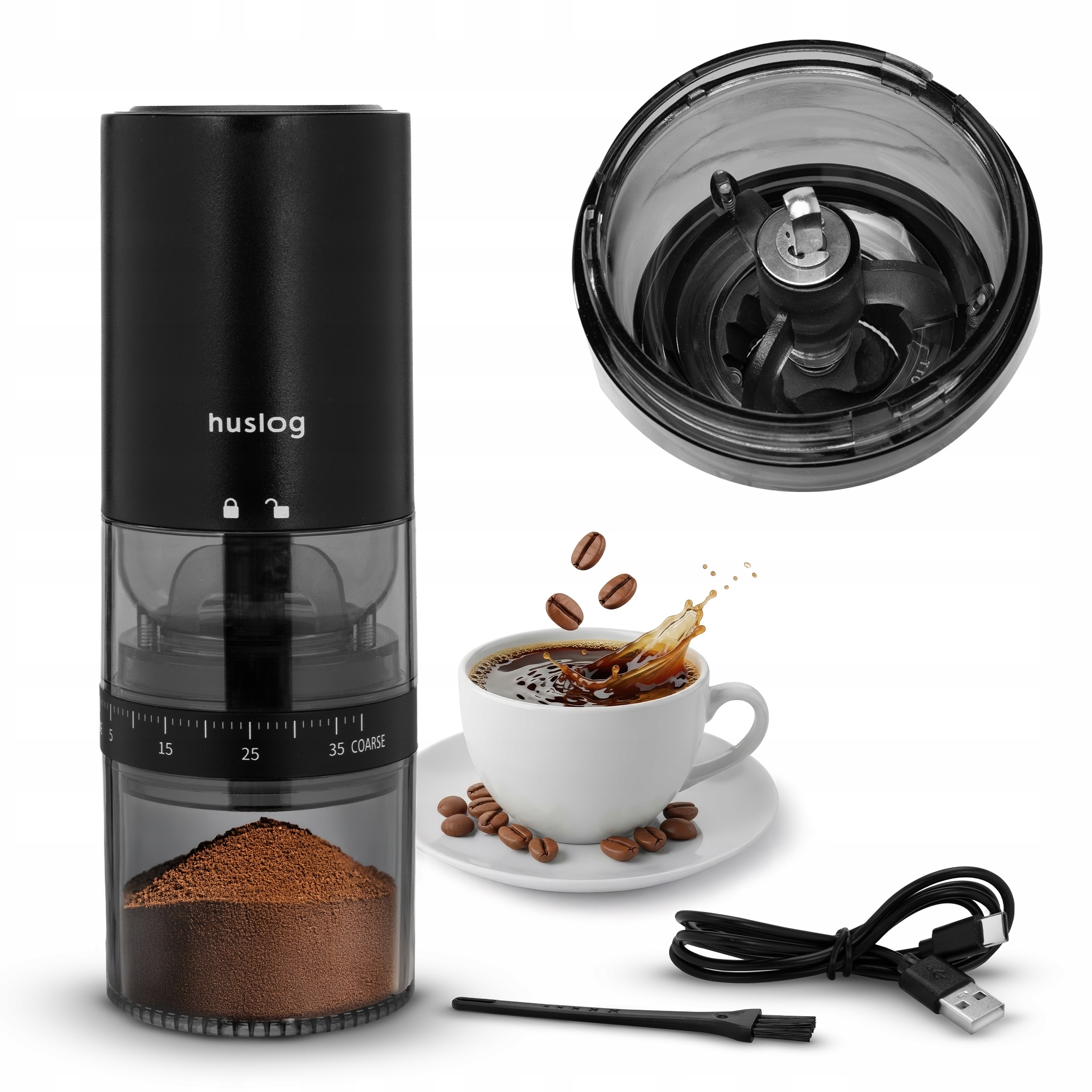 Huslog młynek bezprzewodowy do kawy CoffeeSmash – Idealny wybór dla miłośników kawy