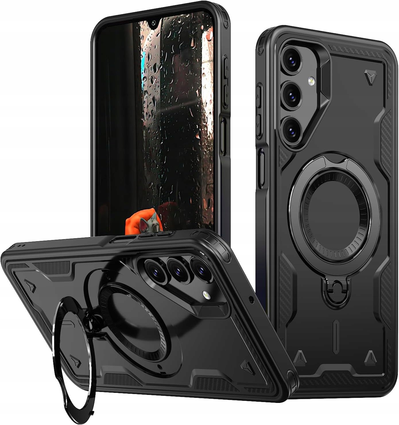 Etui pancerne Supero do Samsung Galaxy A36 5G MagSafe z ringiem – Ochrona i styl w jednym