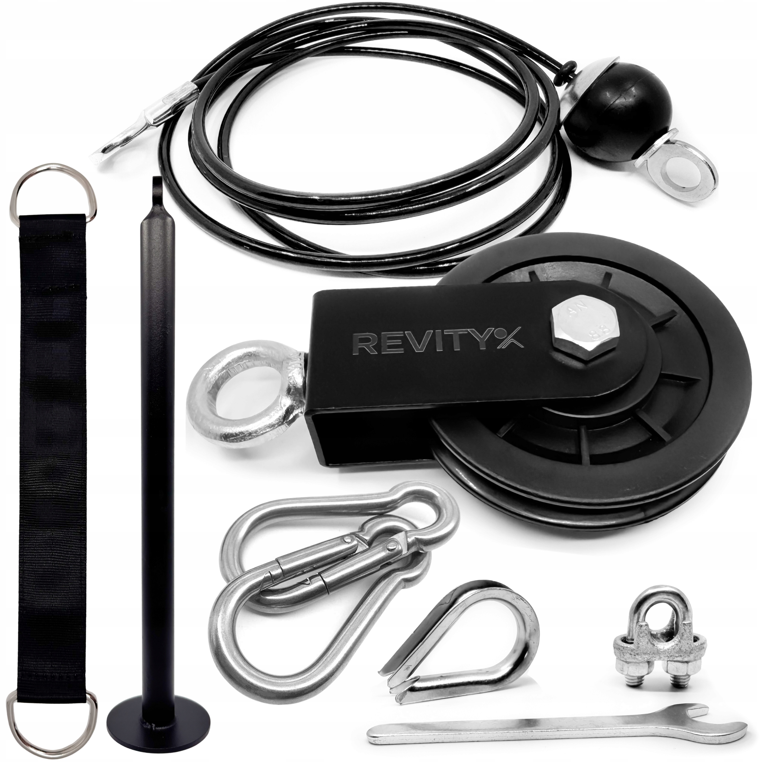 Wyciąg górny i dolny kompletny zestaw montażowy – idealny do treningu siłowego w domu