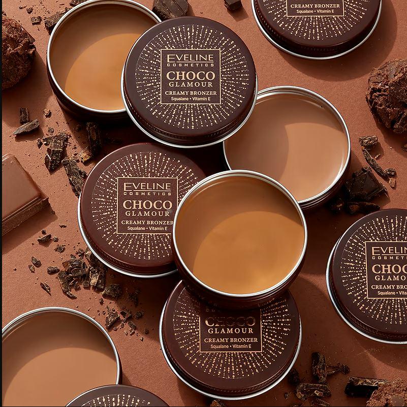 Eveline Cosmetics Choco Glamour Bronzer w kremie 01 – Idealny kontur twarzy