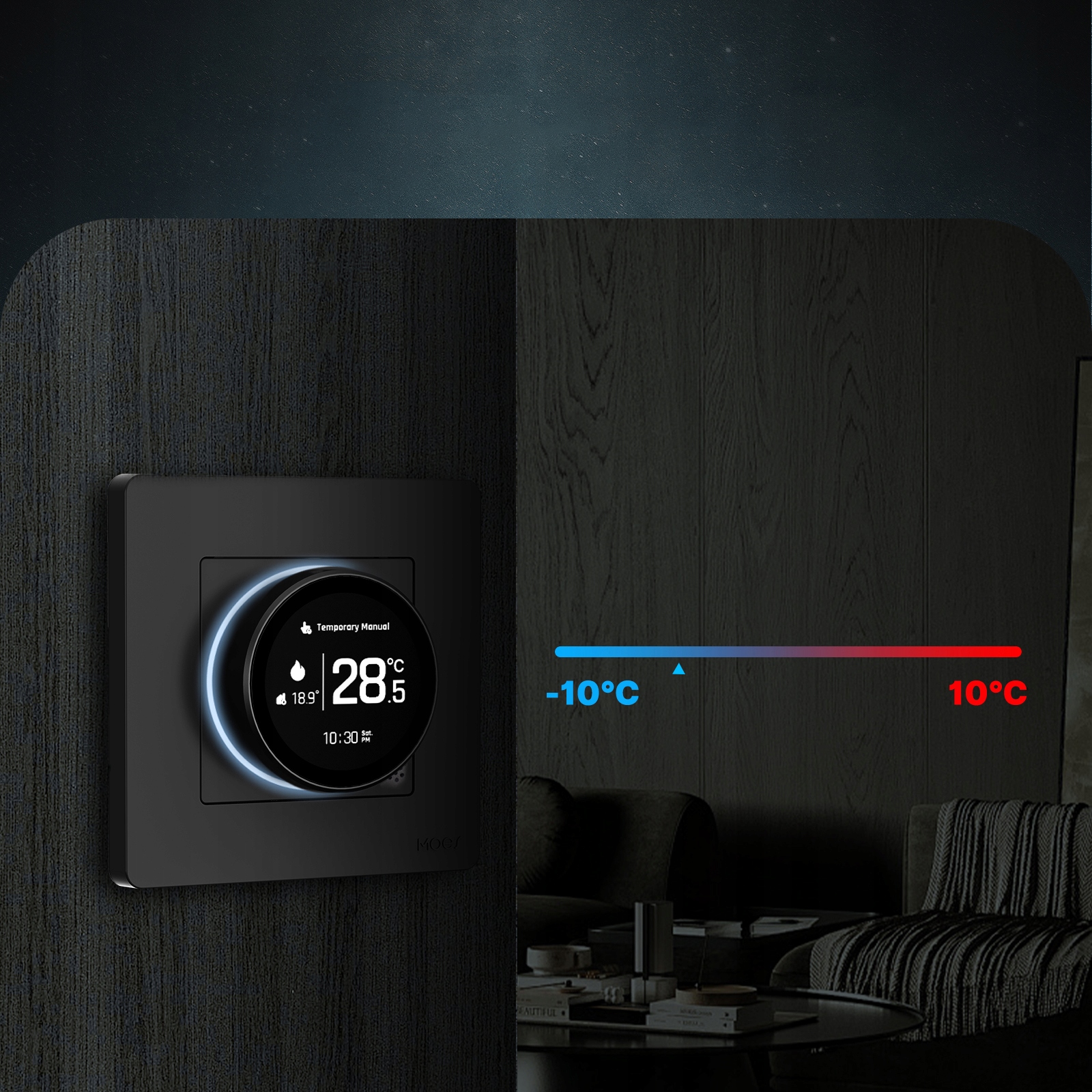 Wygodne ustawienia temperatury i harmonogramy