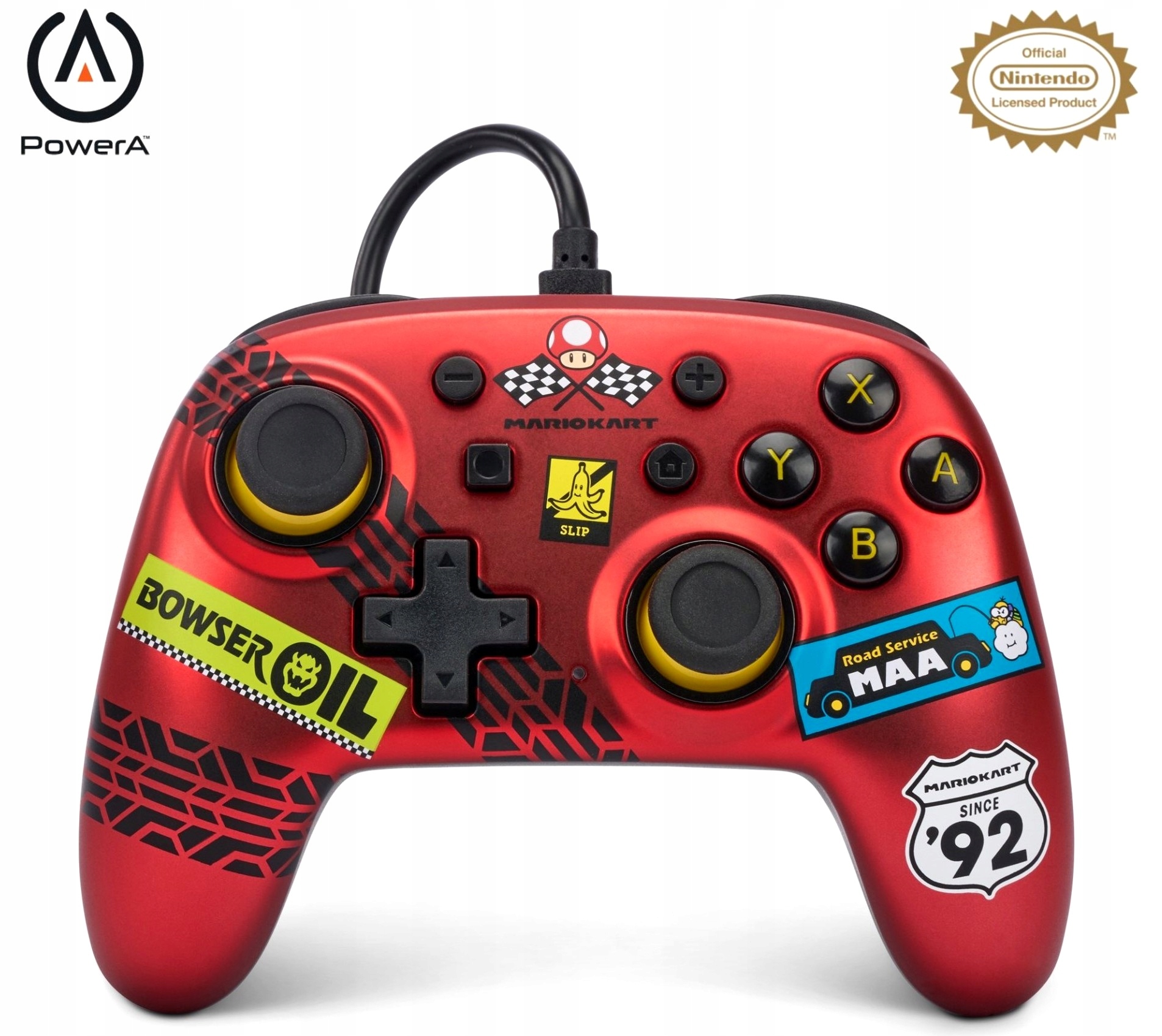 Precyzyjne gałki analogowe i intuicyjny układ przycisków