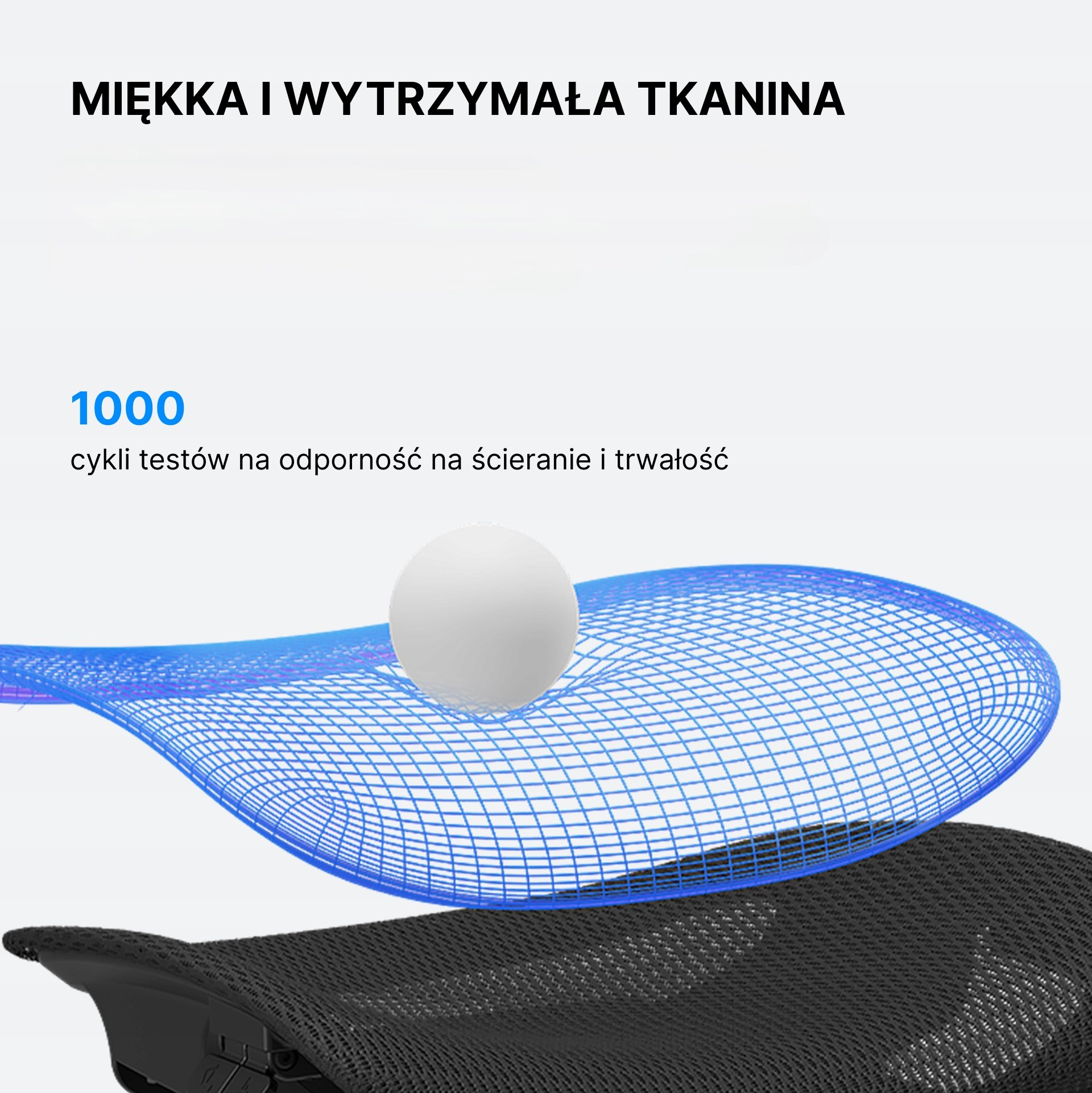 Oddychająca siatka dla maksymalnego komfortu